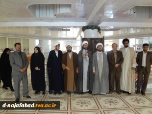 دیدار ریاست آموزشکده دختران نجف آباد ،همکاران ومسئولین شهری از خانه سالمندان  6