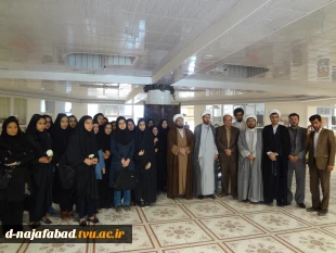 دیدار ریاست آموزشکده دختران نجف آباد ،همکاران ومسئولین شهری از خانه سالمندان  7