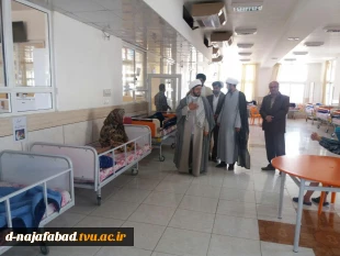 دیدار ریاست آموزشکده دختران نجف آباد ،همکاران ومسئولین شهری از خانه سالمندان  8