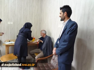 انجام آزمایشات سلامت پرسنل دانشکده دختران نجف آباد با همکاری کلینیک فرهنگیان نجف آباد   4