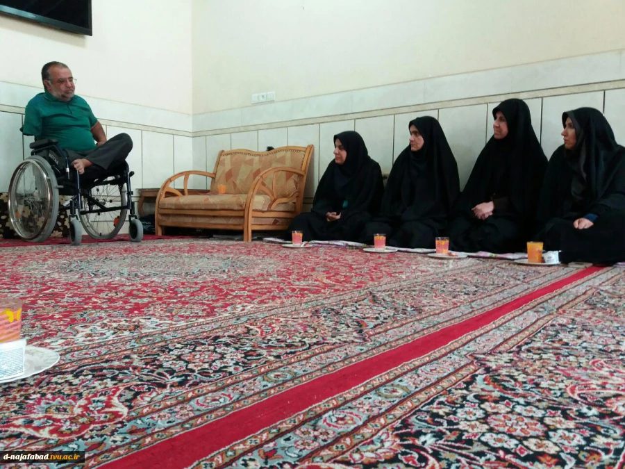 دیدار باخانواده جانباز 8