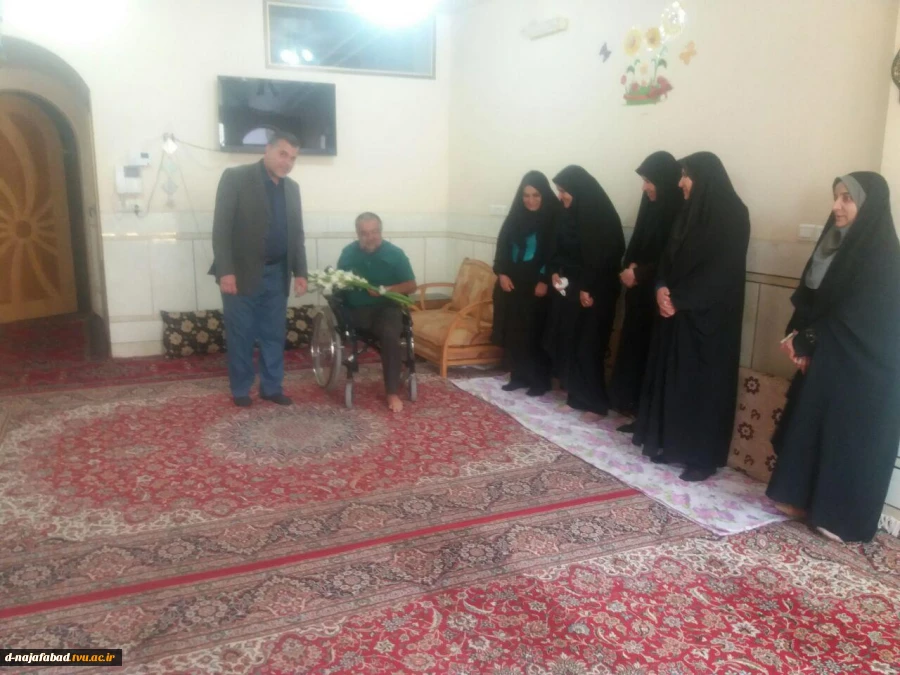 دیدار باخانواده جانباز 9