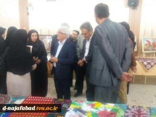 بازدید دکتر شمس رئیس دانشگاه فنی از آموزشکده فنی و حرفه ای دختران نجف آباد 2