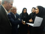 بازدید دکتر شمس رئیس دانشگاه فنی از آموزشکده فنی و حرفه ای دختران نجف آباد 6