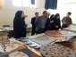 حضور خانم دکتر زارع وآقای اصفهانی ازانجمن خیریه کار آفرینی نذر اشتغال امام حسین اصفهان وبازدید از کارگاههاودستاوردهای دانشجویان دانشکده سمیه ونشست صمیمی باریاست و معاونین مرکز