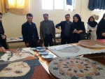 حضور خانم دکتر زارع وآقای اصفهانی ازانجمن خیریه کار آفرینی نذر اشتغال امام حسین اصفهان وبازدید از کارگاههاودستاوردهای دانشجویان دانشکده سمیه ونشست صمیمی باریاست و معاونین مرکز 3
