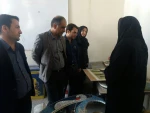 حضور خانم دکتر زارع وآقای اصفهانی ازانجمن خیریه کار آفرینی نذر اشتغال امام حسین اصفهان وبازدید از کارگاههاودستاوردهای دانشجویان دانشکده سمیه ونشست صمیمی باریاست و معاونین مرکز 9