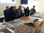 حضور خانم دکتر زارع وآقای اصفهانی ازانجمن خیریه کار آفرینی نذر اشتغال امام حسین اصفهان وبازدید از کارگاههاودستاوردهای دانشجویان دانشکده سمیه ونشست صمیمی باریاست و معاونین مرکز 10