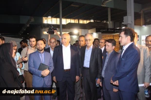 حضوردانشکده فنی حرفه ای سمیه دختران نجف آباددر نهمین نمایشگاه بین المللی سنگ تهران 4