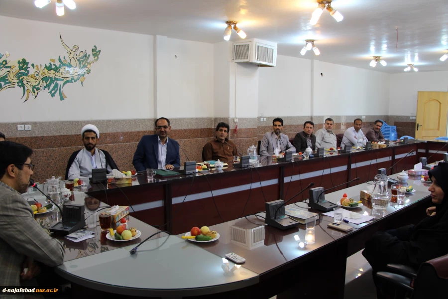 مراسم تکریم و معارفه مدیر حراست آموزشکده فنی وحرفه ای دختران نجف آباد 4