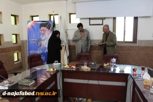 مراسم تکریم و معارفه مدیر حراست آموزشکده فنی وحرفه ای دختران نجف آباد 5