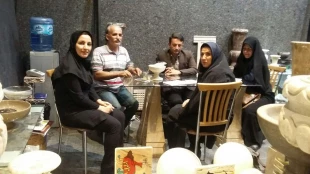 بازدید ریاست دانشکده دختران نجف آباد با هیات همراه از موزه مجموعه برج آزادی تهران 7