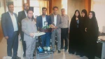 یدار اعضای خانه صنعت ومعدن شهرستان و دانشکده فنی وحرفه ای سمیه دختران نجف آباد با معاون استاندار و فرماندار ویژه شهرستان بمناسبت هفته دولت 2