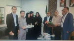 یدار اعضای خانه صنعت ومعدن شهرستان و دانشکده فنی وحرفه ای سمیه دختران نجف آباد با معاون استاندار و فرماندار ویژه شهرستان بمناسبت هفته دولت 4
