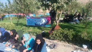 به مناسبت هفته تربیت بدنی کوه گشت دانشجویان دختران نجف آباد 5