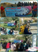 به مناسبت هفته تربیت بدنی کوه گشت دانشجویان دختران نجف آباد 6