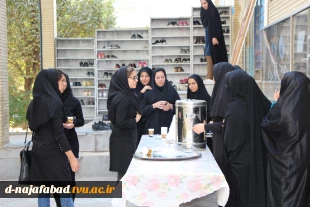 گزارش تصویری برگزاری مراسم اربعین حسینی در دانشکده دختران نجف آبادبا همکاری پایگاه بسیج بانومجتهد امین 7