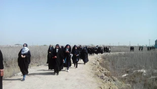 اعزام کاروان دانشجویی راهیان نور آموزشکده فنی وحرفه ای دختران نجف آباد به مناطق عملیاتی جنوب 9