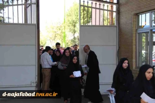 پنجمین آزمون استخدامی فراگیر به میزبانی آموزشکده دختران نجف آباد برگزار شد 3
