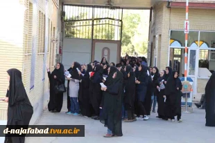 پنجمین آزمون استخدامی فراگیر به میزبانی آموزشکده دختران نجف آباد برگزار شد 6