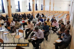 پنجمین آزمون استخدامی فراگیر به میزبانی آموزشکده دختران نجف آباد برگزار شد 11