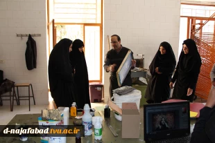 بازدید کارشناس انجمن های علمی ستاد مرکزی دانشگاه فنی و حرفه ای از آموزشکده فنی و حرفه 8