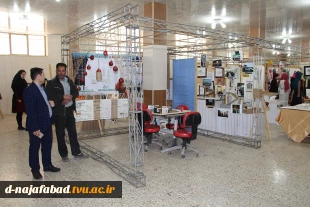 برگزاری نمایشگاه به مناسبت هفته پژوهش در آموزشکده دختران نجف آباد 10