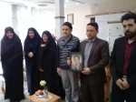 ریاست آموزشکده دختران نجف آباد به همراه معاونین و معاونت فرهنگی بنیاد شهید شهرستان نجف آباد  با سه خاواده شهدا  هشت سال دفاع مقدس دیدار کردند 2