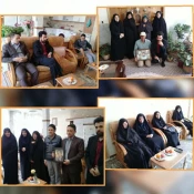 ریاست آموزشکده دختران نجف آباد به همراه معاونین و معاونت فرهنگی بنیاد شهید شهرستان نجف آباد  با سه خاواده شهدا  هشت سال دفاع مقدس دیدار کردند 3