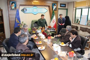 دیدار به فرماندهان سپاه شهرستان نجف آباد بمناسبت روزپاسدار 7
