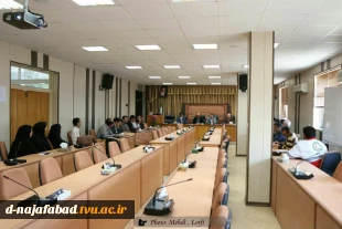 دریافت لوح تقدیر روابط عمومی دانشکده 2