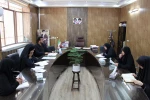 ریاست آموزشکده دختران نجف آباد به همراه معاونت فرهنگی با ریاست اداره ارشاد شهرستان نجف آباد دیدار وگفتگو نمودند 2