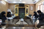 ریاست آموزشکده دختران نجف آباد به همراه معاونت فرهنگی با ریاست اداره ارشاد شهرستان نجف آباد دیدار وگفتگو نمودند 3
