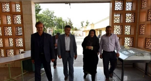 دیدار ریاست شورای اسلامی شهرستان نجف آباد بهمراه شهردار شهرستان وهمراهان با ریاست آموزشکده  فنی و حرفه 2