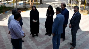 دیدار ریاست شورای اسلامی شهرستان نجف آباد بهمراه شهردار شهرستان وهمراهان با ریاست آموزشکده  فنی و حرفه 5
