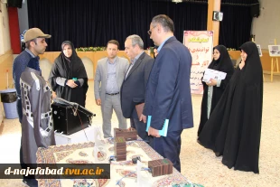 بازدید سرپرست دانشگاه فنی و حرفه ای استان اصفهان از آموزشکده فنی وحرفه ای دختران نجف آباد 5