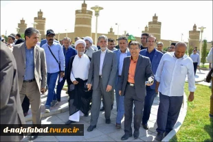 حضور فعال آموزشکده دختران نجف آباد و برپایی نمایشگاه در هفته دولت و افتتاح سومین گذرفرهنگی شهرستان  باحضور وزیر فرهنگ وارشاد اسلامی سید عباس صالحی 8