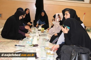 برپایی مراسم عزاداری و دعای پر فیض زیارت عاشورا همزمان با ایام سوگواری شهادت سید و سالار شهداء حضرت اباعبدا... الحسین (ع) درآموزشکده فنی و حرفه ای دختران نجف آباد برگزار شد  4