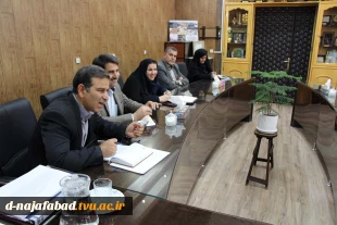 بازدید گروه نظارت و ارزیابی و تضمین کیفیت استان از آموزشکده دختران نجف آباد  4