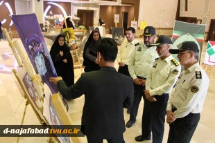 بمناسبت هفته نیروی انتظامی ورکشابی با موضوع سرقت،اعتیاد،تصادفات و.. توسط آموزشکده دختران نجف آباد در فرهنگسرای خارون  6