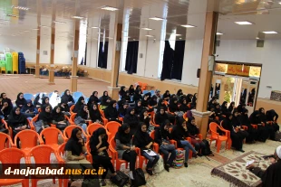 گفتمان دانشجویی باحضور مدیرمجتمع یاوران حضرت مهدی(عج) قم وجمکران حجت الاسلام والمسلمین اسماعیل ولی خانی باموضوع حفظ دین در سالن اجتماعات دختران نجف آباد برگزار گردید 3