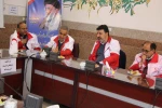 آیین نکوداشت خدمات داوطلبانه و تجلیل از داوطلبان جمعیت هلال احمر شهرستان نجف آباد در سالن کنفرانس  دانشکده فنی وحرفه ای دختران نجف آباد بر گزار شد و دفتر کانون داوطلبان دانشکده سمیه نیز افتتاح شد. 6
