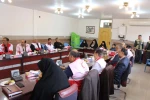 آیین نکوداشت خدمات داوطلبانه و تجلیل از داوطلبان جمعیت هلال احمر شهرستان نجف آباد در سالن کنفرانس  دانشکده فنی وحرفه ای دختران نجف آباد بر گزار شد و دفتر کانون داوطلبان دانشکده سمیه نیز افتتاح شد. 7
