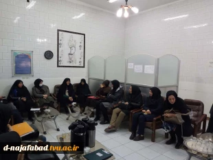 کارگاه آموزشی آشنایی و مراقبت از بیماری آنفولانزا توسط سرکار خانم دکتر نادری نژاد از شبکه بهداشت و درمان شهرستان نجف آباد در دانشکده فنی سمیه نجف آباد برگزار شد. 2