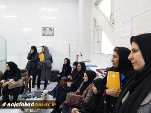 کارگاه آموزشی آشنایی و مراقبت از بیماری آنفولانزا توسط سرکار خانم دکتر نادری نژاد از شبکه بهداشت و درمان شهرستان نجف آباد در دانشکده فنی سمیه نجف آباد برگزار شد. 5