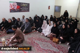 مراسم بزرگداشت یاد و خاطره سردار شهید سپهبد حاج قاسم سلیمانی در دانشکده سمیه نجف آباد برگزار شد. 7