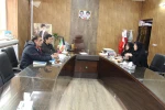 نشست ریاست دانشکده سمیه با نماینده سایت ده بازار 2