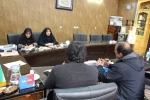 نشست ریاست دانشکده سمیه با نماینده سایت ده بازار 4