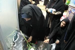 میثاق اساتید بسیجی دانشکده سمیه با شهدا و برگزاری نماز ظهر و عصر  در یادمان شهدا و عطرافشانی و غبارروبی شهدا 5
