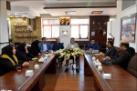 جلسه خانم دکتر ایمانیان ریاست دانشکده سمیه نجف اباد با جناب آقای مهندس مغزی شهردار نجف آباد در شهرداری نجف آباد  برگزار شد. 5
